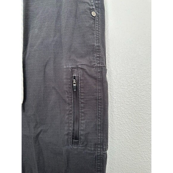 Vuori Women's Ripstop Pants Charcoal Gray Drawstring Pockets Athleisure Small - Picture 6 of 10